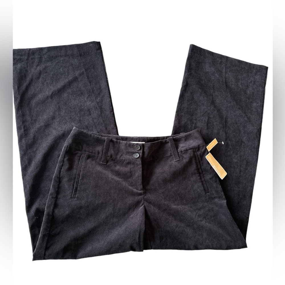MICHAEL KORS BLACK CORDUROY PANTS